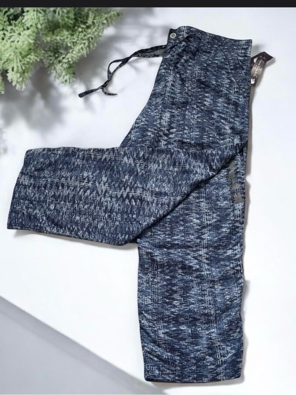 Gloria Vanderbilt Lightweight Cropped Pants Side Pockets Drawstring Waist‎